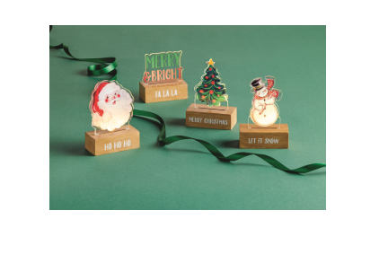 Christmas Mini Acrylic Sitter