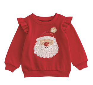 Sequin Santa Sweatshirt 6-12 months