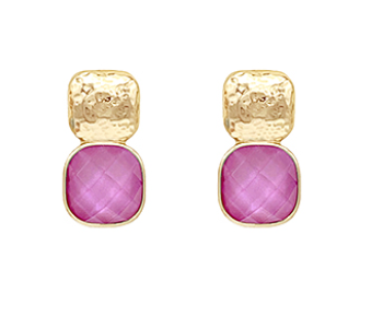 Jewel Tone and Gold Earrings