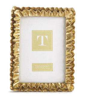 Gold Ruffled 5 x 7