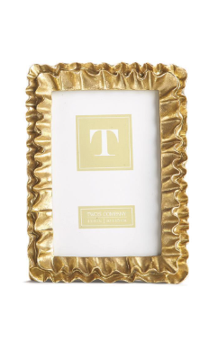 Gold Ruffled Frame 4 x 6