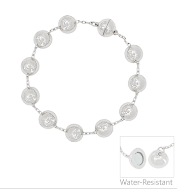 Silver Magnetic Chain Bracelet
