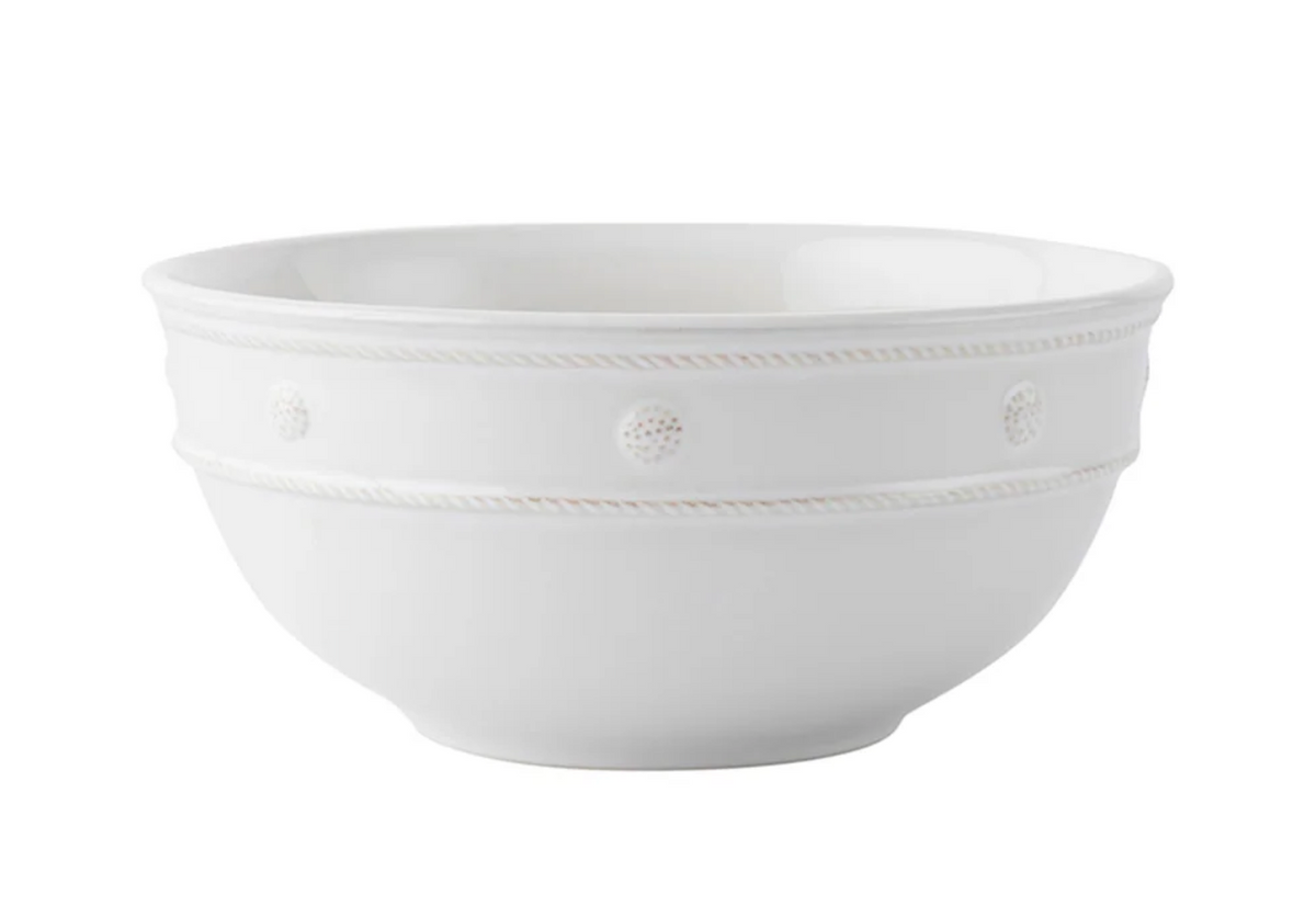 Berry & Thread Small Round Mixing Bowl- Whitewash