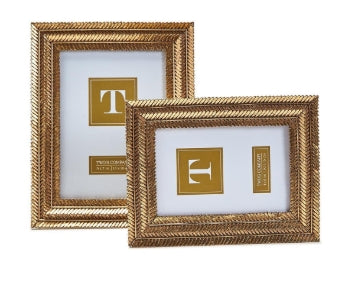 Gold Fern Photo Frame 4x6