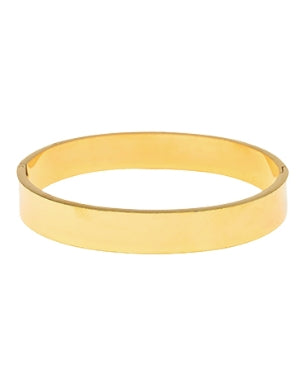 14K Gold Plated Thin Bangle Bracelet