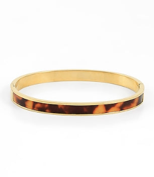 Tortoise and Gold Bangle
