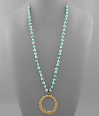 Turquoise Stone Necklace