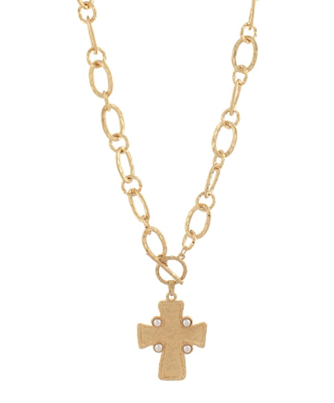 Chain and Cross Necklace