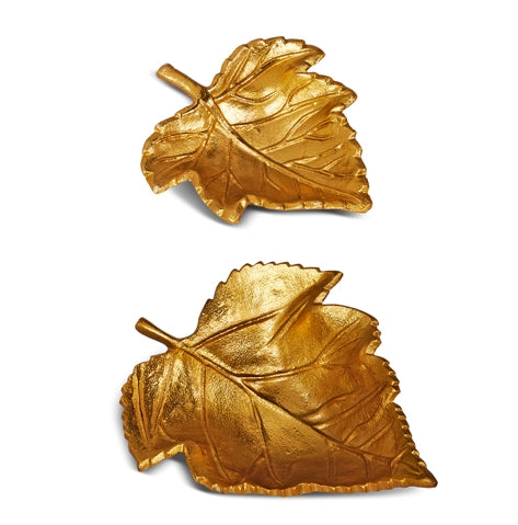Golden Leaf Trinket Dish