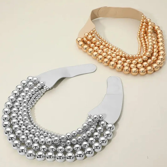 Multi-Layered Magnetic Beaded Necklace