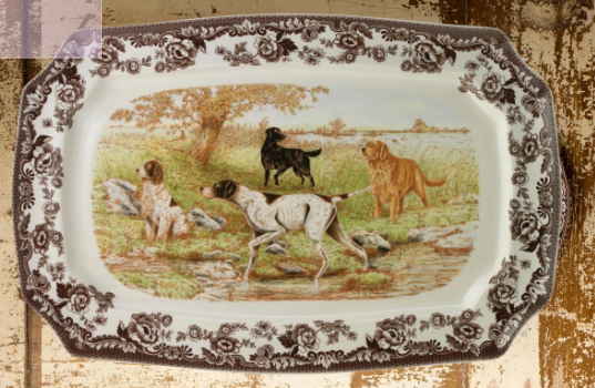 Spode Woodland Dog Large Platter