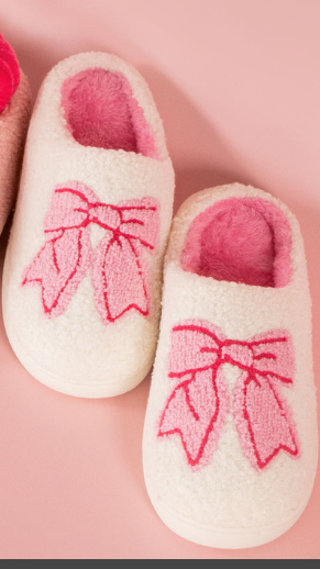 Bow House Slippers