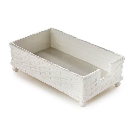 Basketweave Guest Towel Holder