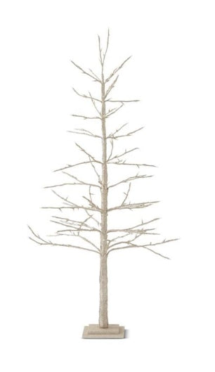 5' Gold Glitter Electric LED Christmas Tree