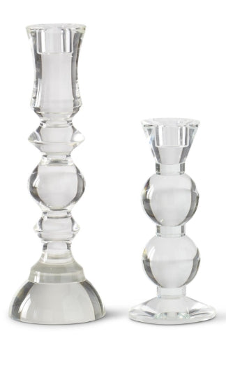 Crystal Taper Candleholders