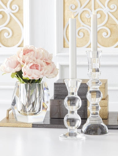 Crystal Taper Candleholders