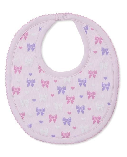 Pink Billow Bow Bib