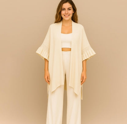 Kimono with Ruffle Sleeves