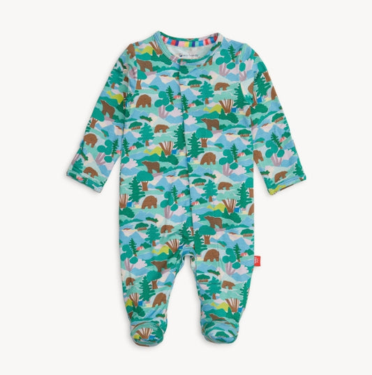 Camo Cubs Magnetic Footie 0-3M