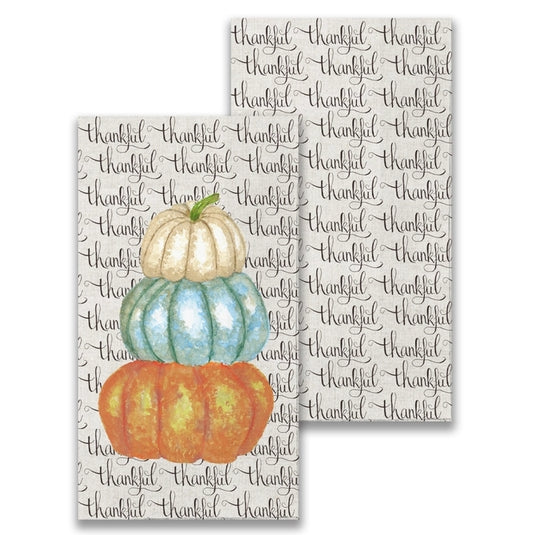 "Thankful" Pumpkin Guest Towel