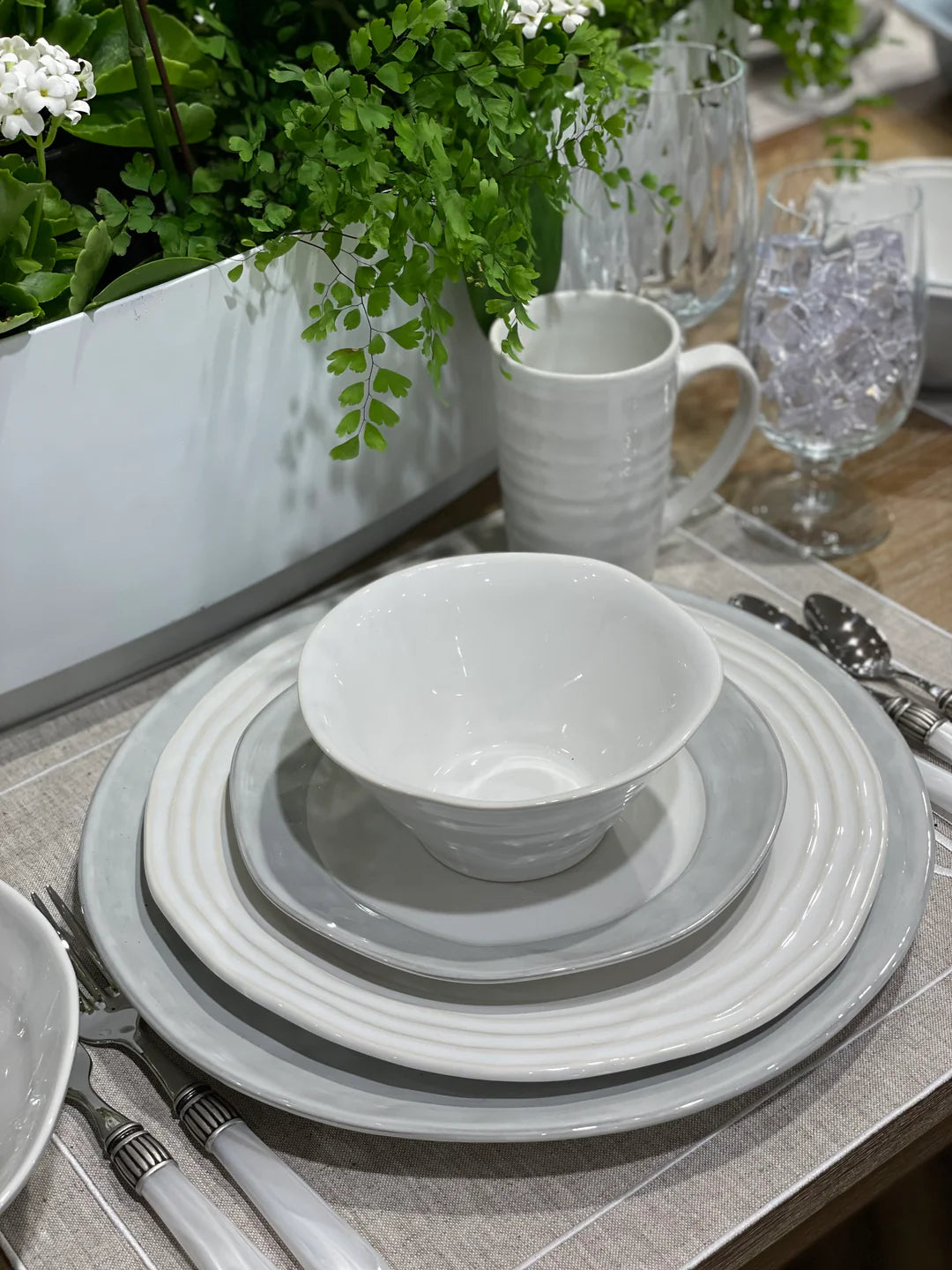 Skyros Terra Dinner Plate  White