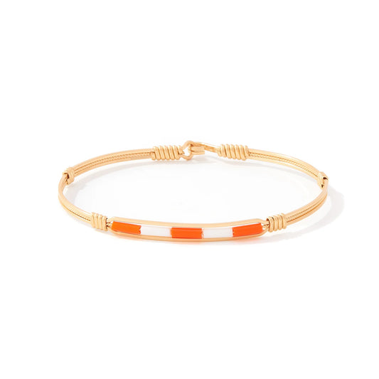 Spirit Bracelet- Orange and White