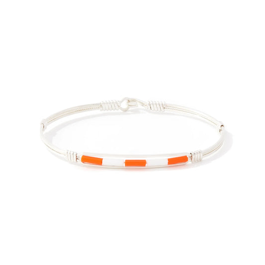 Spirit Bracelet- Orange and White