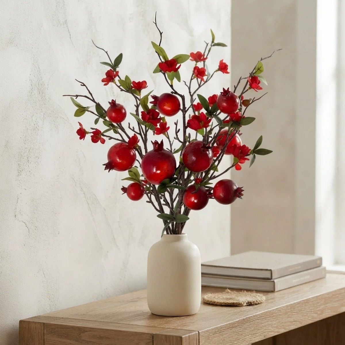 Pomegranate Stem 23" Red