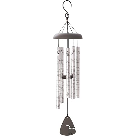 35 in White Vintage "In Angels Arms" Chime