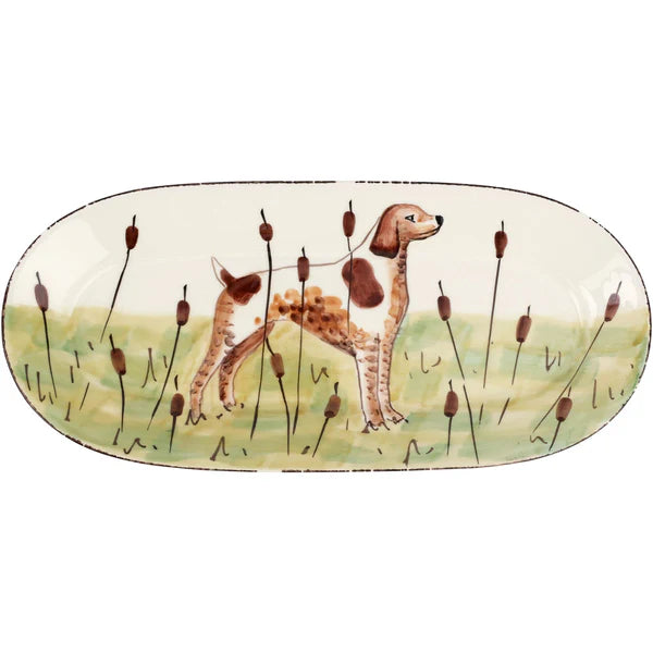 Wildlife Small Spaniel Oval Platter