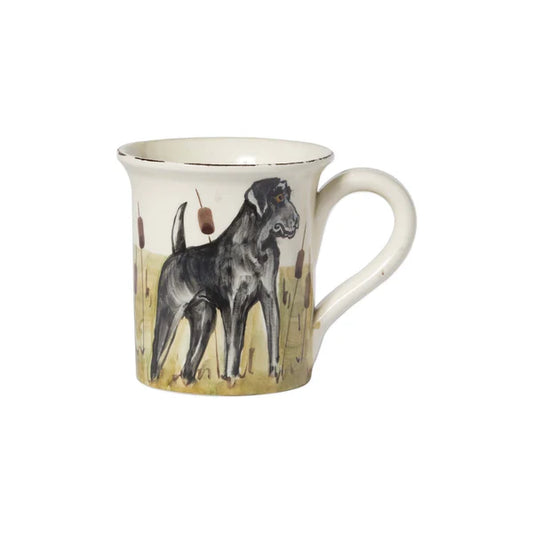 Vietri Wildlife Mug - Black Dog