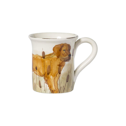 Vietri Wildlife Mug - Brown Dog