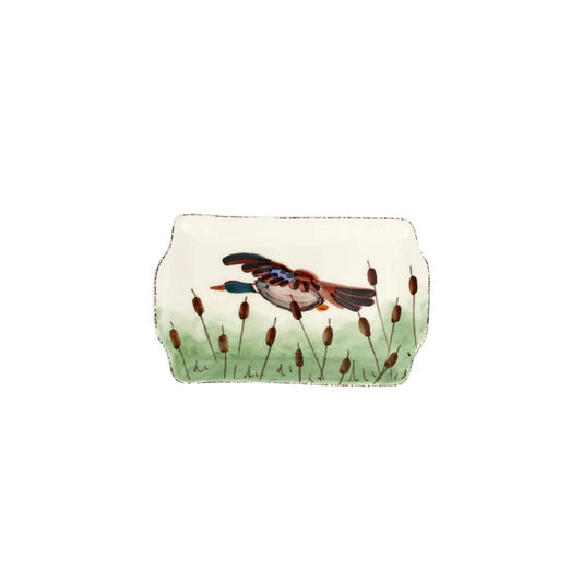 Wildlife Mallard Rectangle Plate  WDL-7837-GB