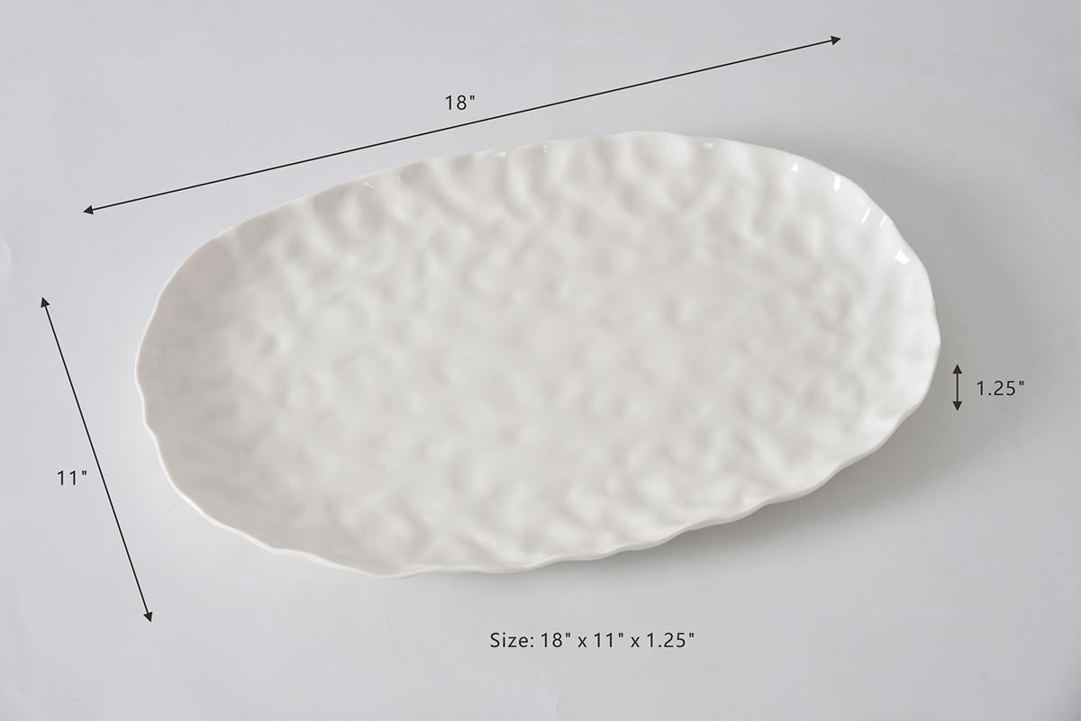 Willow large Oval Serving Tray