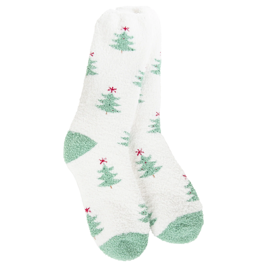 Holiday Forest  Cozy Crew Socks