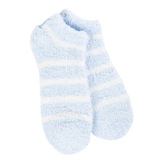 Cozy Low Oxford Blue Stripe Socks
