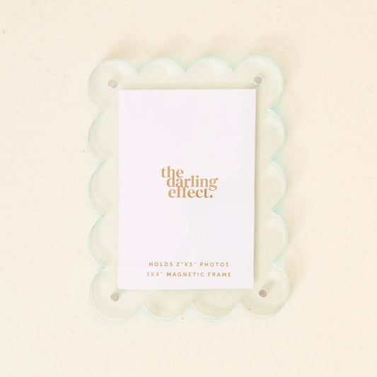 Pale Blue Mini Acrylic Frame Magnet