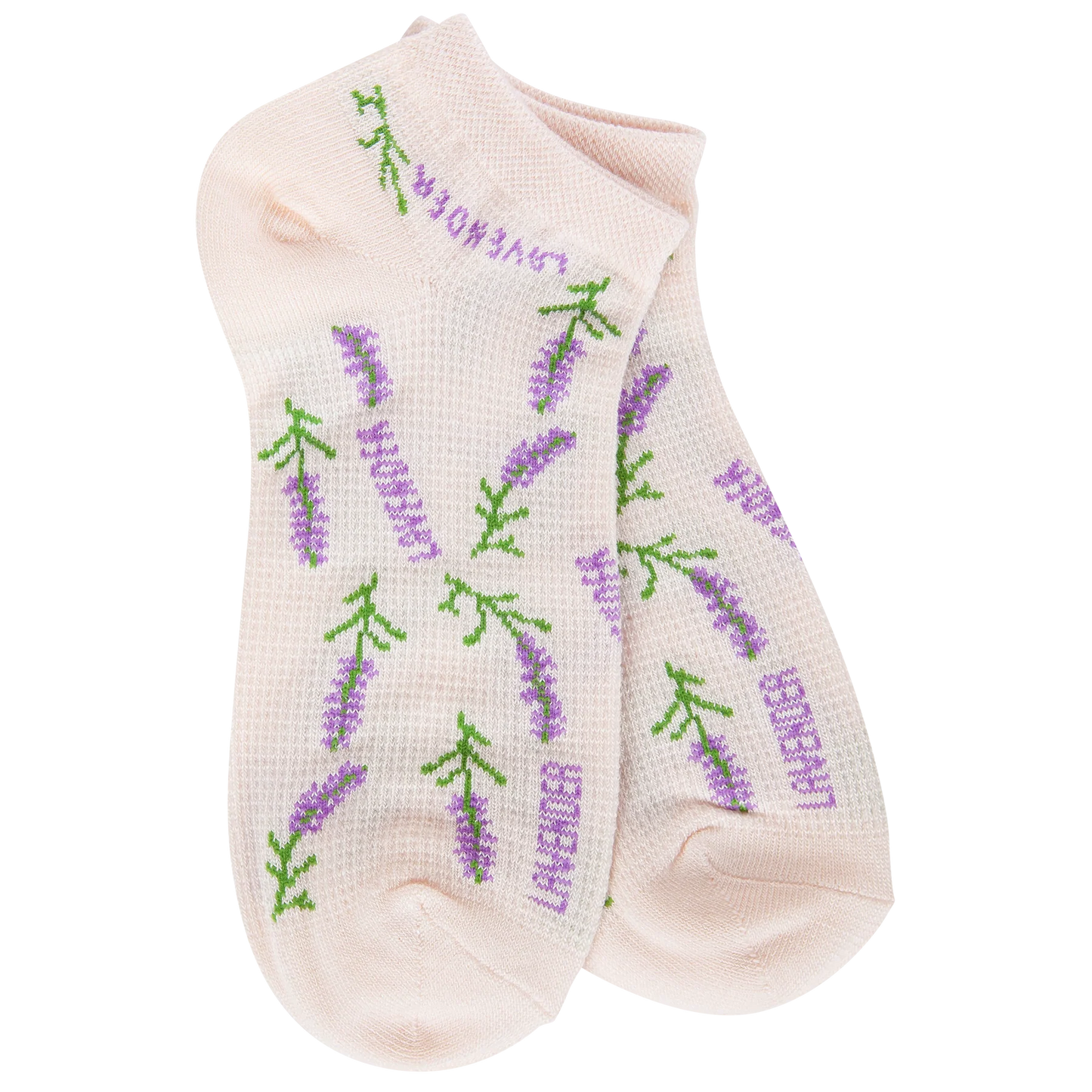 World's Softest Socks Lavender Weekend Garden Low Socks
