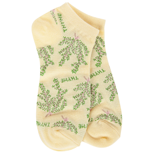 World's Softest Socks Thyme Weekend Garden Low Socks