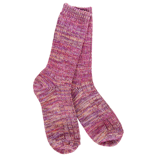 World's Softest Socks Moonstone Missoni Crew Socks