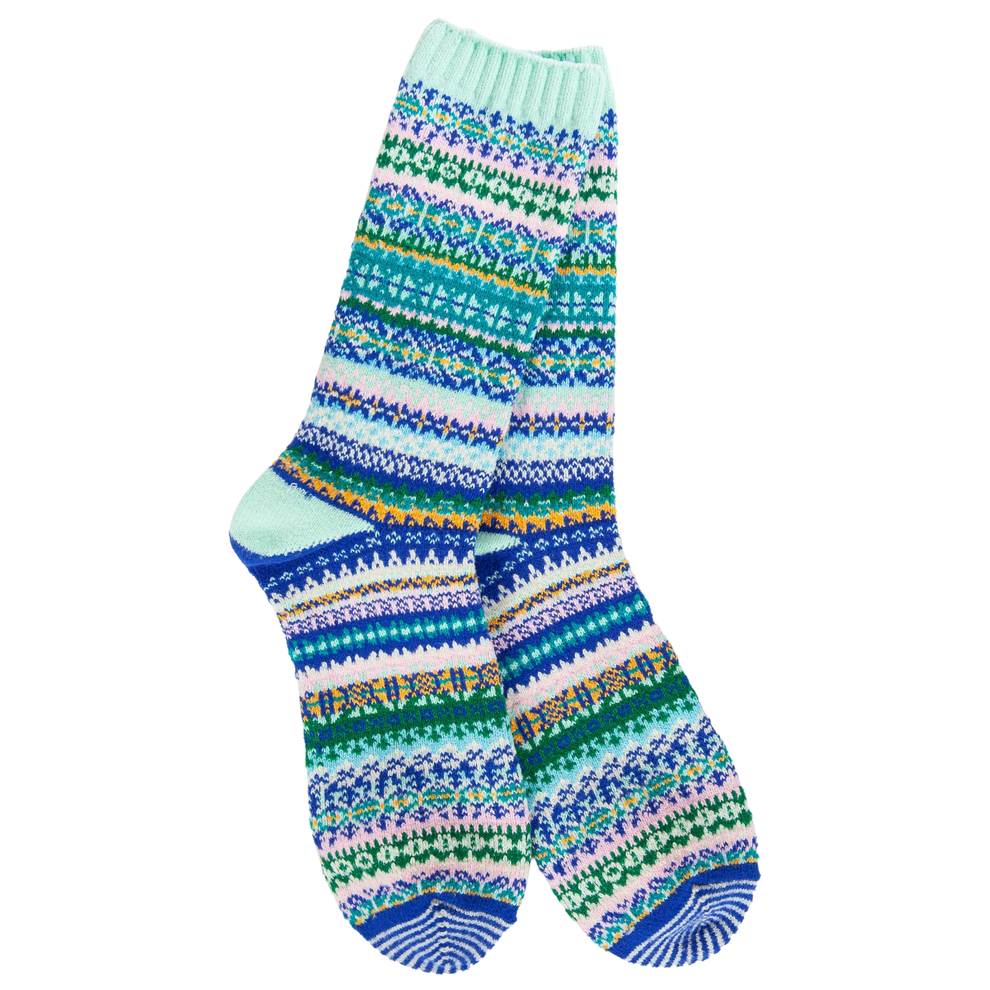 World's Softest Socks Mint Weekend Nordic Crew Socks