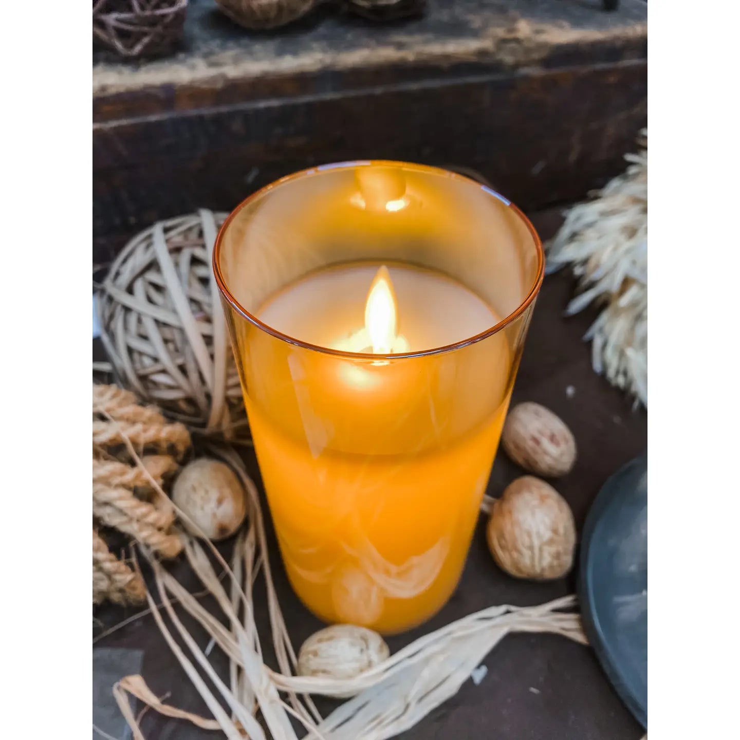 3 x 4 Wax Flameless Candle