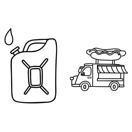 My First Big Book of Trucks - Coloring Book