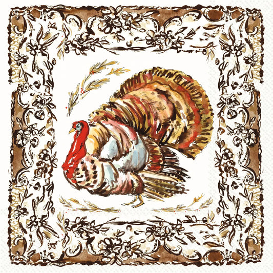 Turkey Collection Paper Lunch Napkins