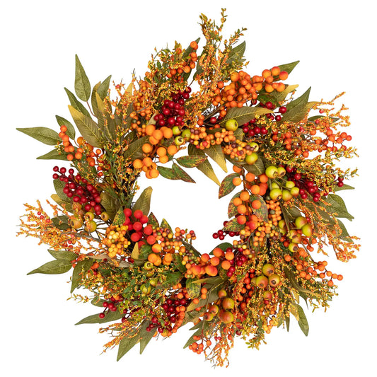 26"  Fall Berries Wreath Autumn