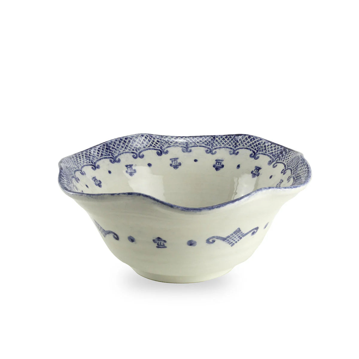 Burano Blue Salad Bowl
