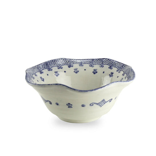 Burano Blue Salad Bowl