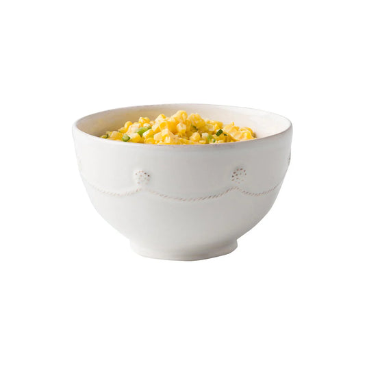 Berry & Thread Cereal Bowl - Whitewash