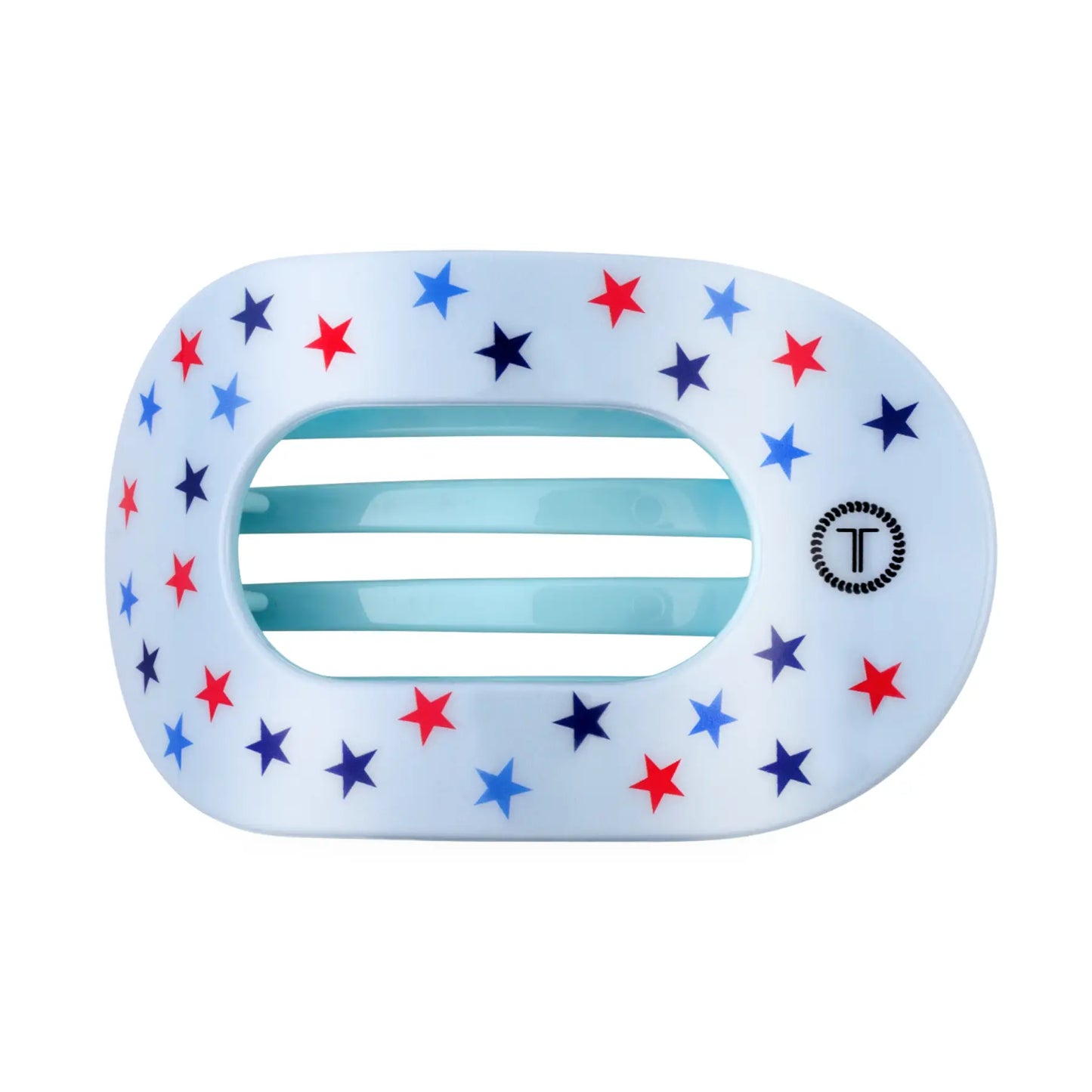 Teleties United We Stand Flat Round Hair Clip - Medium
