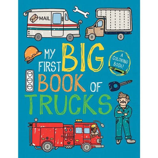 My First Big Book of Trucks - Coloring Book